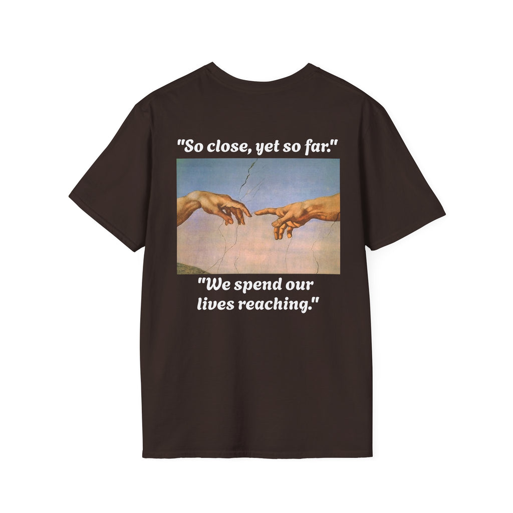 Black Minimal Tee ''So close, yet so far''.