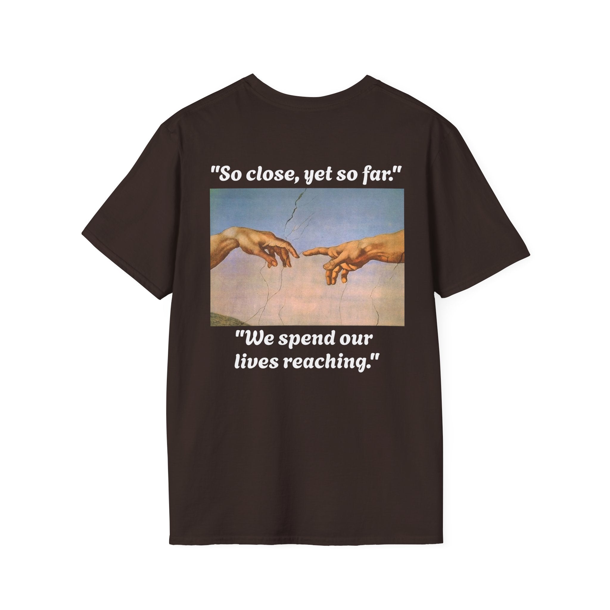 Black Minimal Tee ''So close, yet so far''.